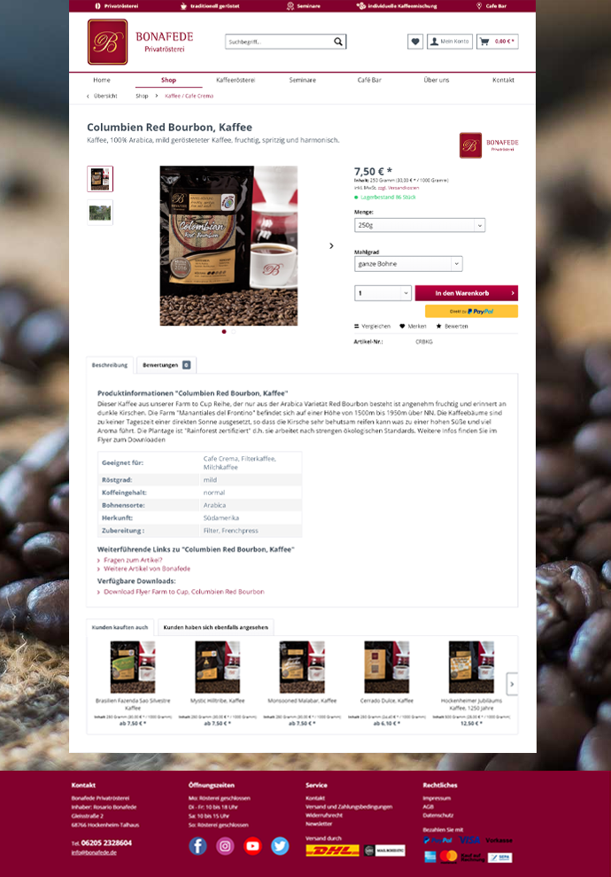 Individulle Online-Shops - von imc exakt auf Ihre Wünsche und Bedürfnisse zugeschnitten